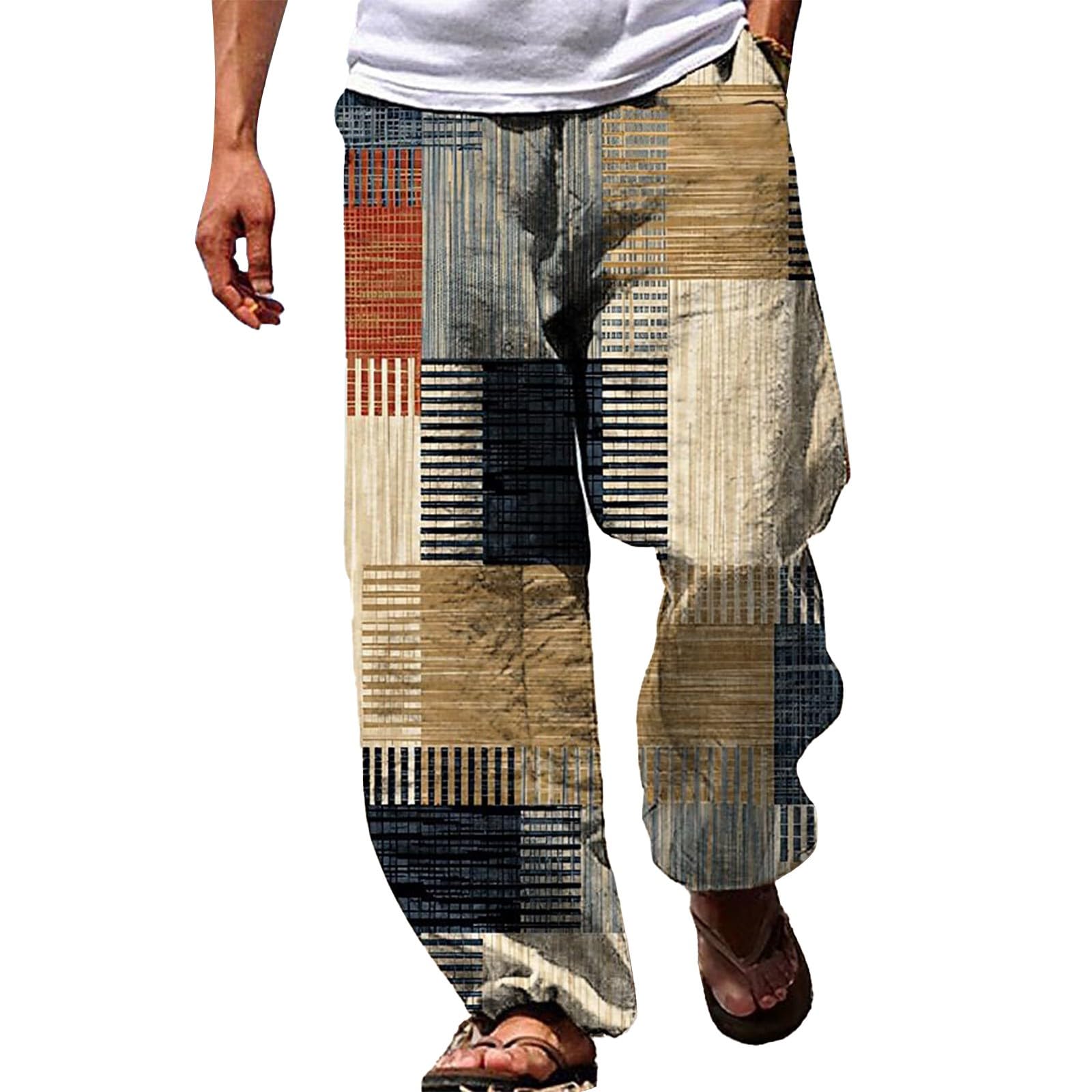 GIERIDUC Mens Sale Clearance Clothing Mens Harem Fashion Pants Casual Jogger Pants for Men Dress Pants for Fat Guys Cropped Sweatpants Mens Athletic Pants Long Long Dance Pants Mountain Pants