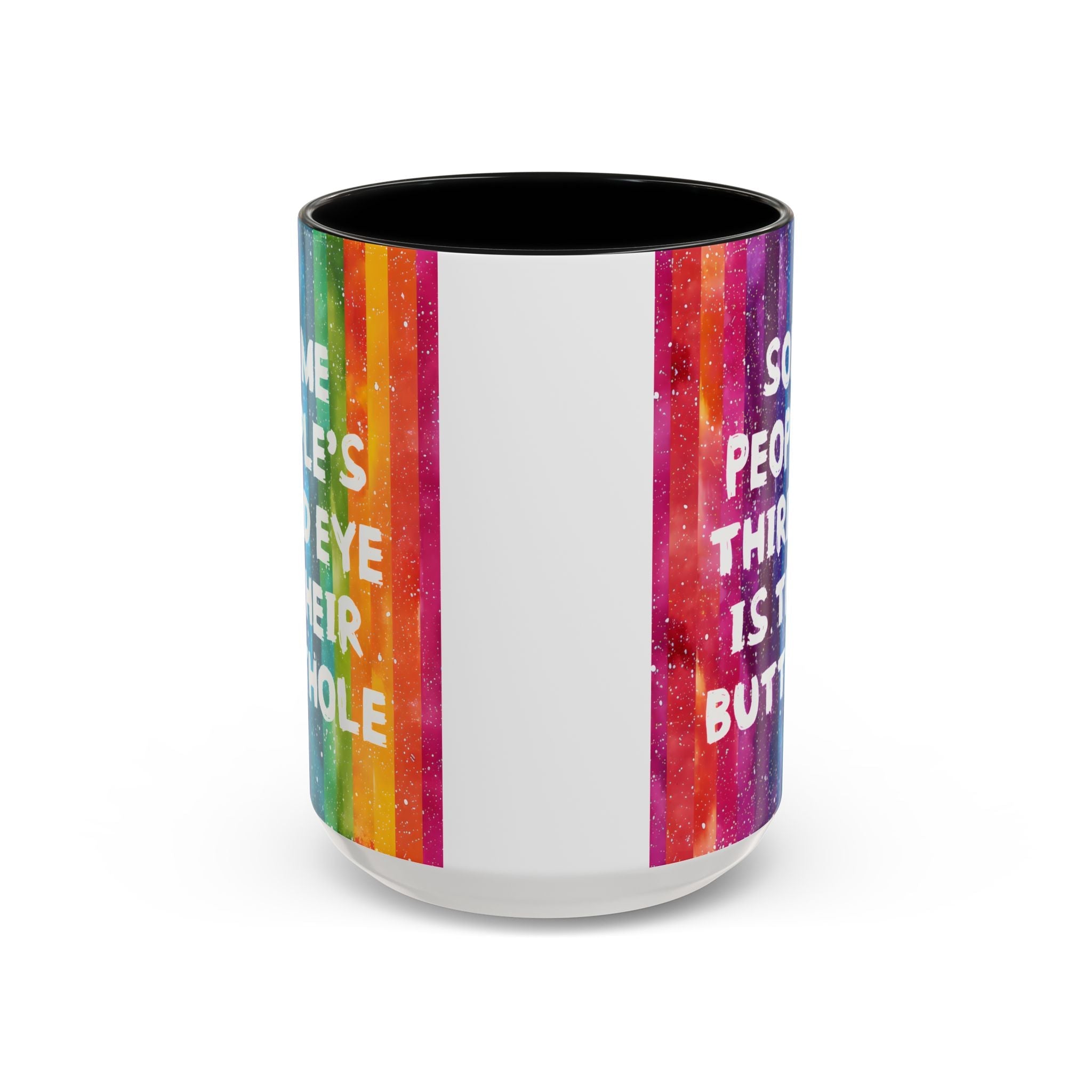 Bespattered Facade All-Seeing Butthole Rainbow Mug | Eight Colors | 11oz or 15oz