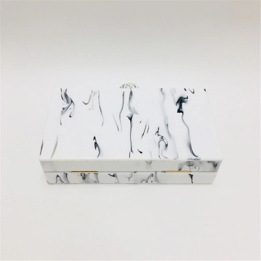 Stylish Marble Acrylic Clutch Purse for Women