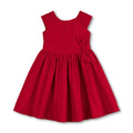Organic Cap Sleeve Party Dress with Bow Sash