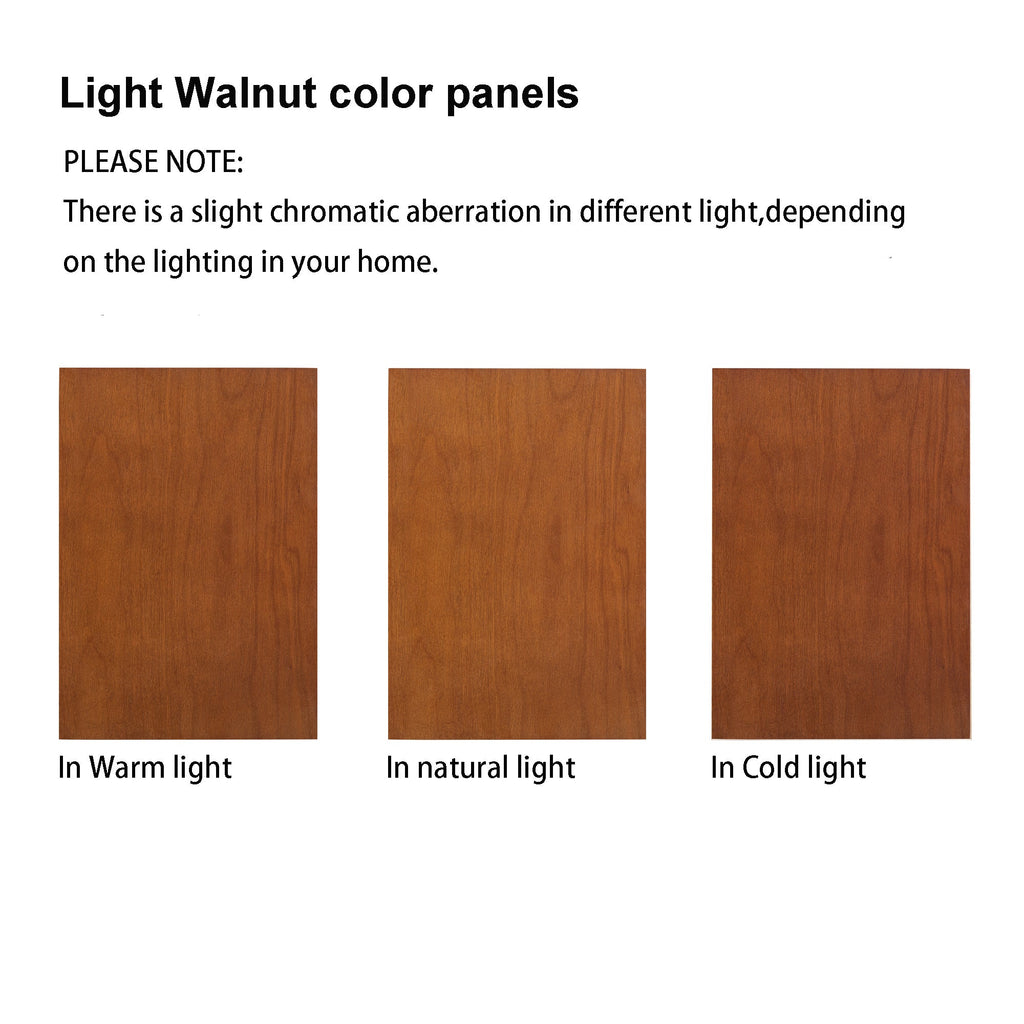 Lighted Curio Cabinet with Adjustable Shelves, Mirrored Back, and Tempered Glass Doors, 6-Tier Walnut Finish