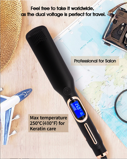 Negative Ion Hair Straightener Clip for Salon Use