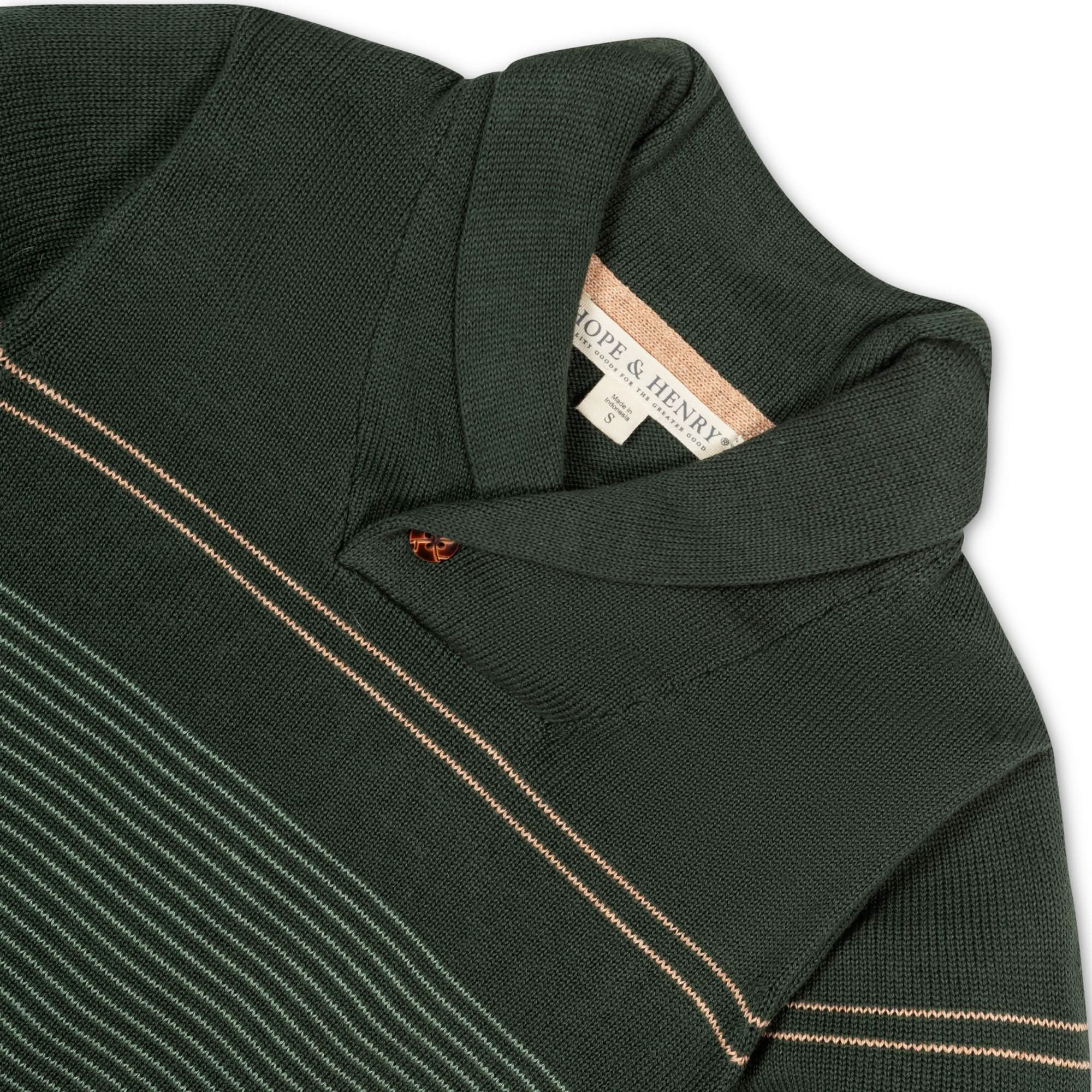 Organic Shawl Collar Sweater