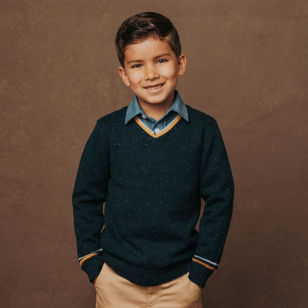 Organic V-Neck Sweater