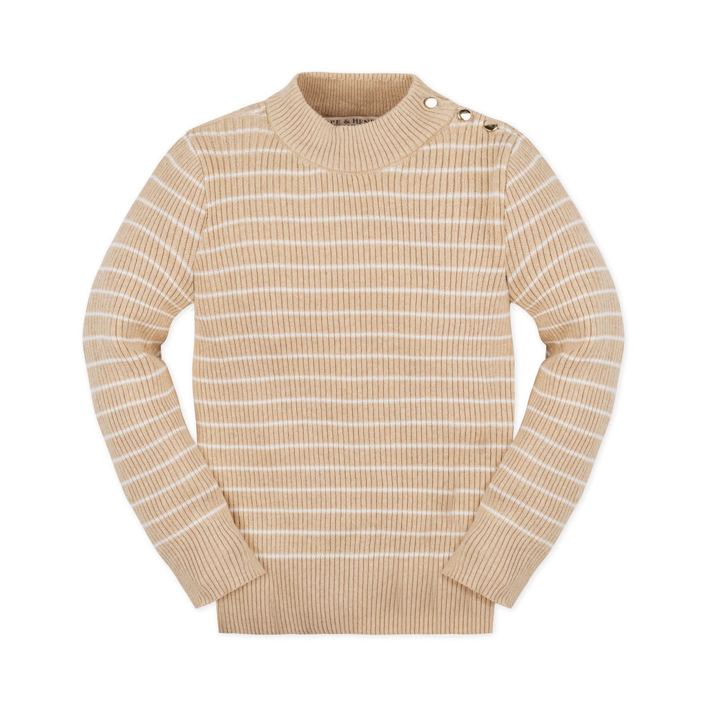 Organic Mock Neck Sweater