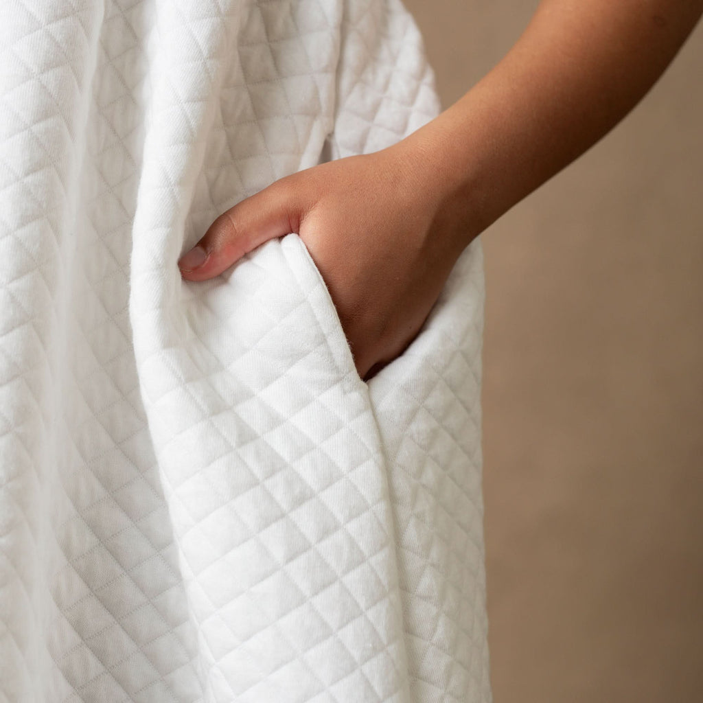 Quilted Puff Sleeve Dress
