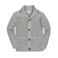 Organic Mock Neck Cardigan