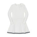 Organic Mock Neck Bow Detail Sweater Dress
