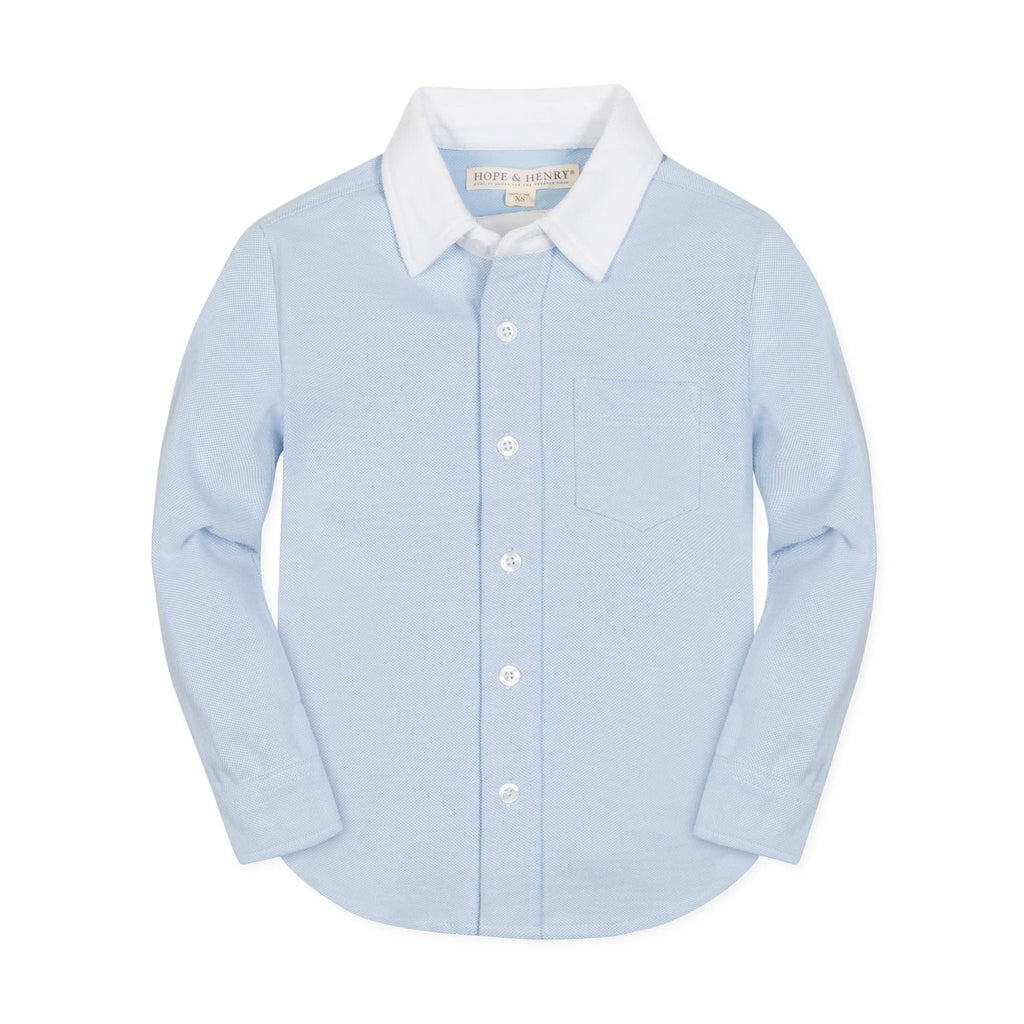 Pique Organic Button Down Shirt