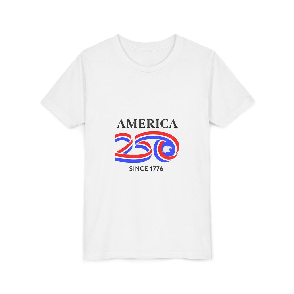 Youth Tee - "America 250 Since 1776" Patriotic 250th Anniversary Kids T-Shirt