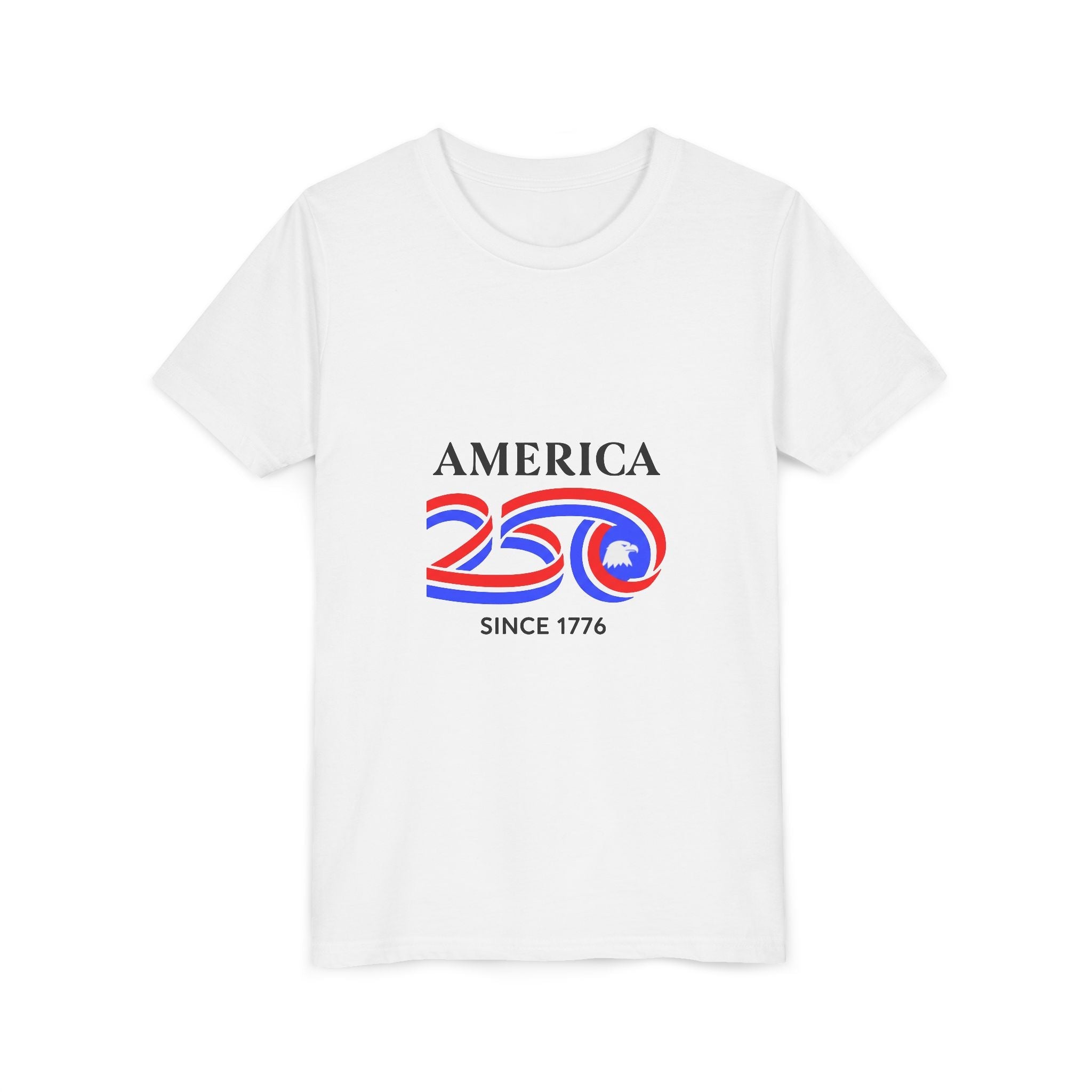 Youth Tee - "America 250 Since 1776" Patriotic 250th Anniversary Kids T-Shirt
