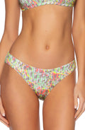 Becca WomensCall of the Wild Reversible Hipster Bikini Bottoms, Size Large