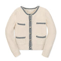 Organic Puff Sleeve Cardigan