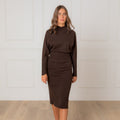 Dolman Sleeve Sweater Dress