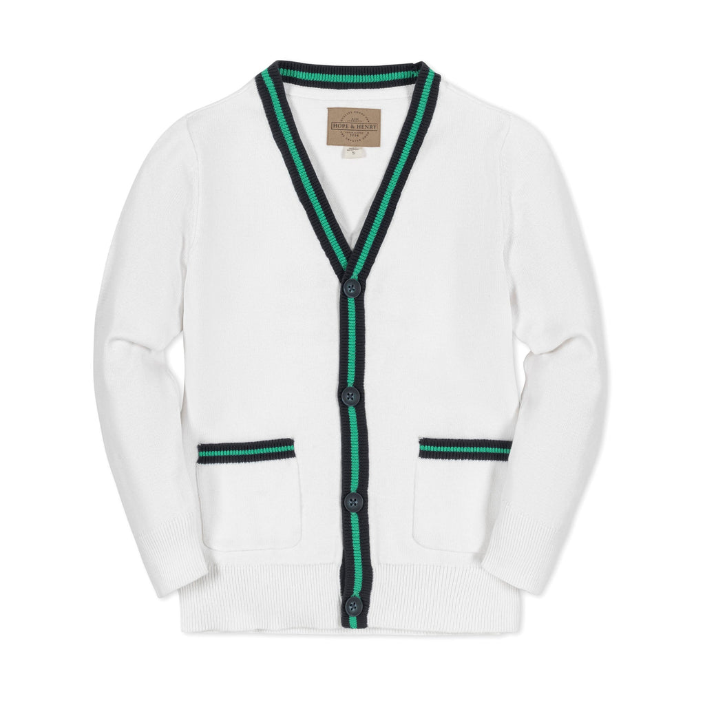 Organic Tipped Cardigan