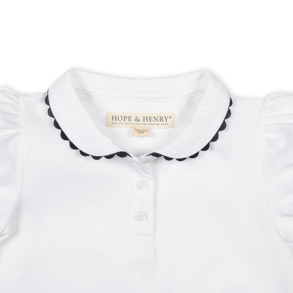Organic Puff Sleeve Polo