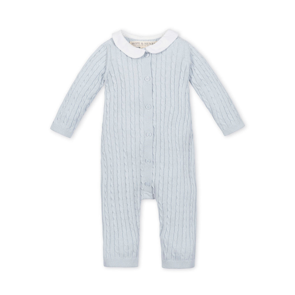 Organic Peter Pan Collar Sweater Romper