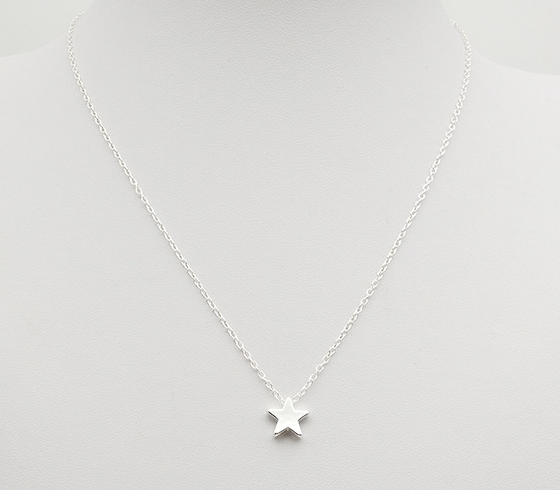 Star Necklace, Star Choker, Star Pendant Jewelry