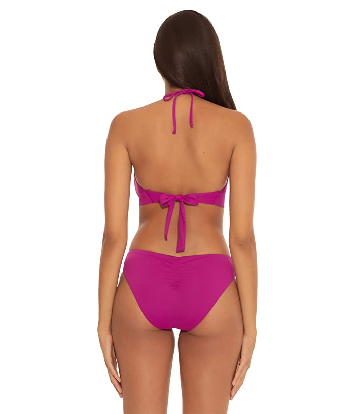 Becca Color Code Hipster Bikini Bottoms - Berry, Size Large