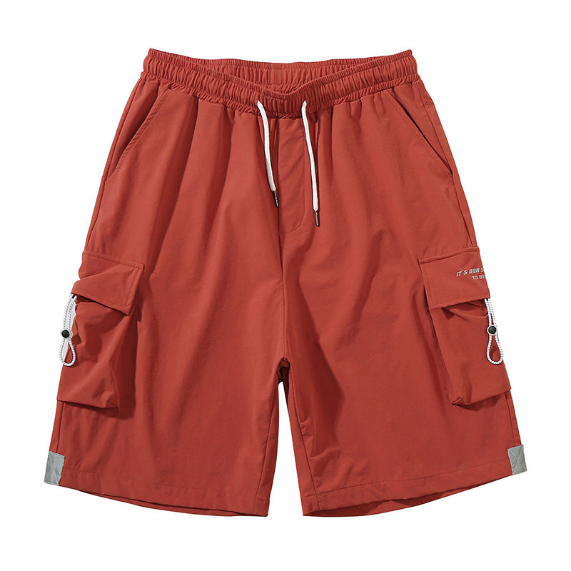 Men's Functional Workwear Shorts with 3D Pocket Design