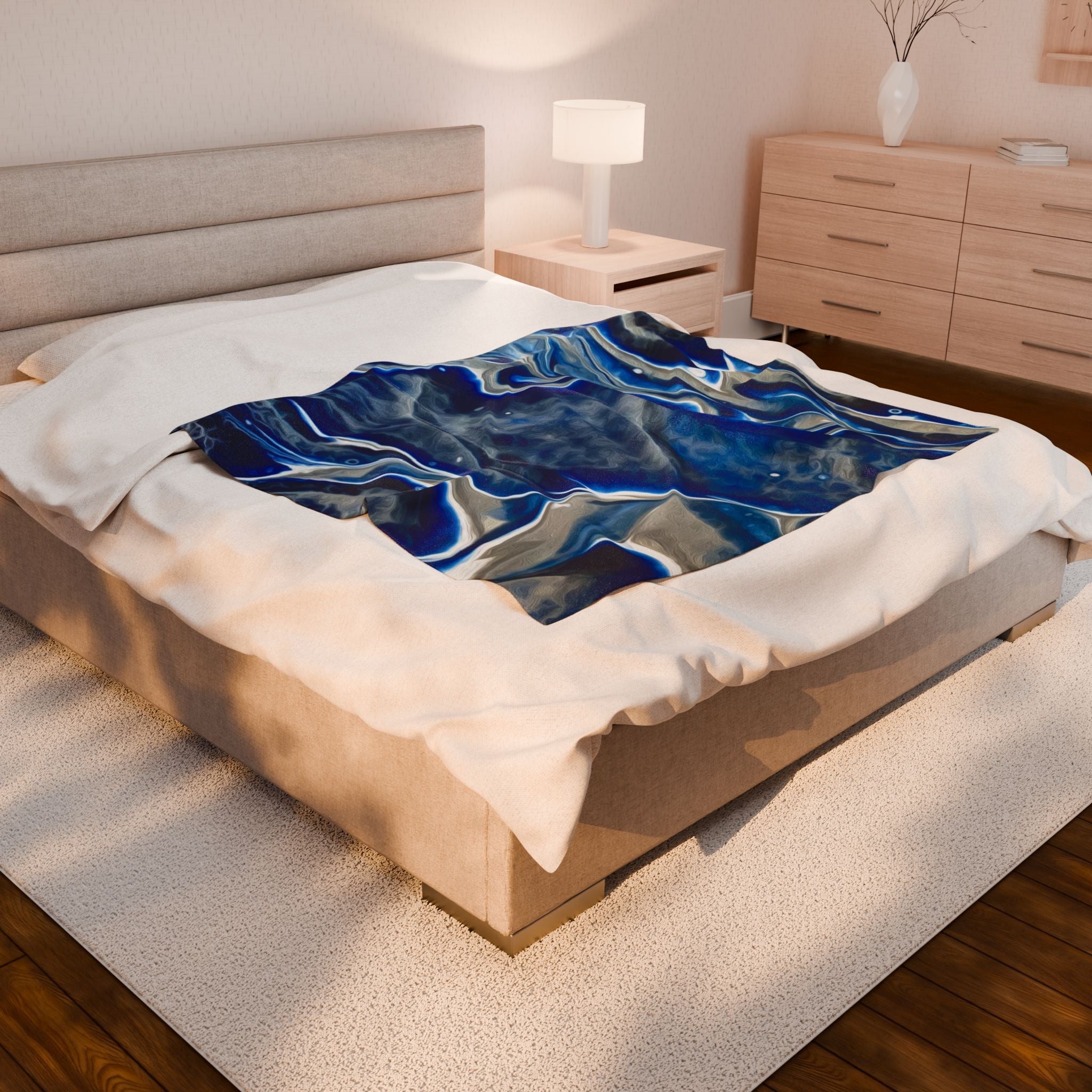 Bespattered Facade Starry Night Velveteen Plush Blanket | 3 Sizes