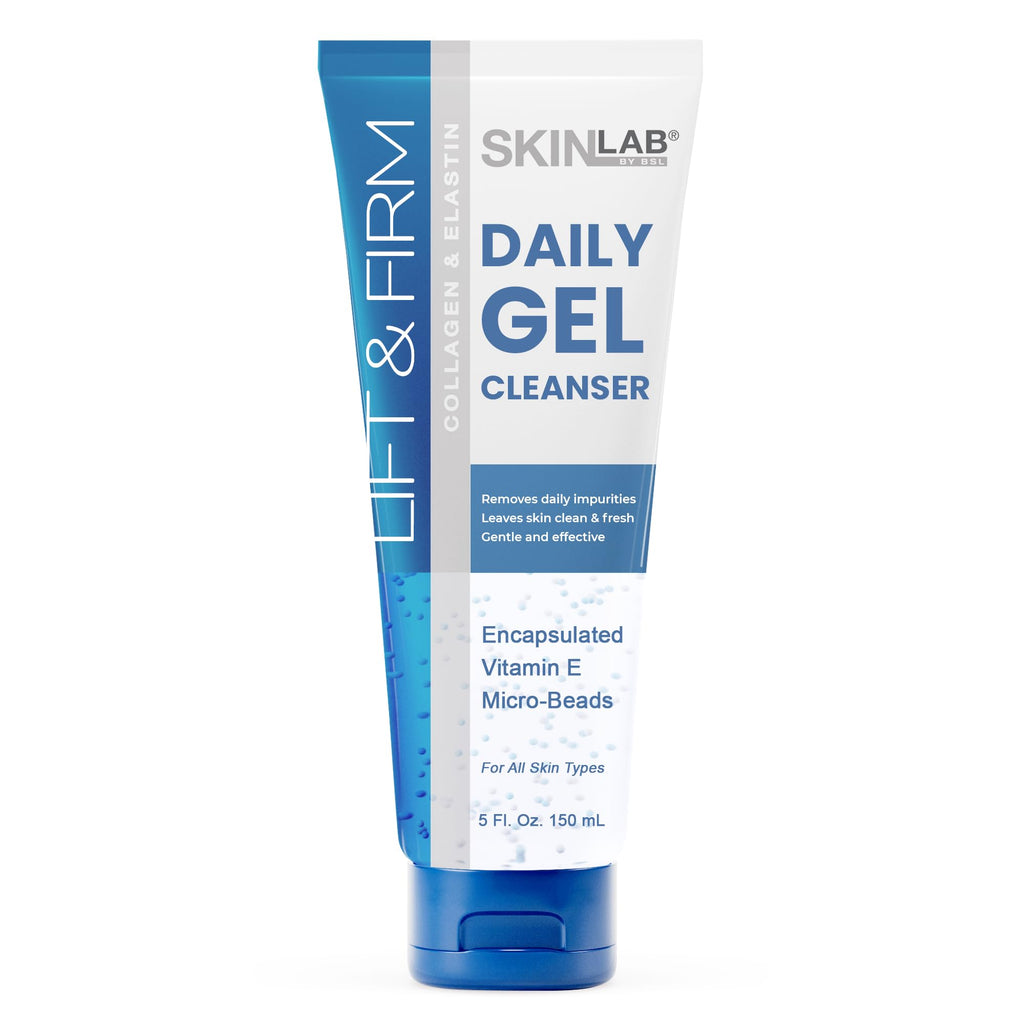 Skin Lab Lift & Firm Face Wash Gel Cleanser - Removes Impurities with Extra Burst of Vitamin E - 5 Fl. Oz. (150 mL)