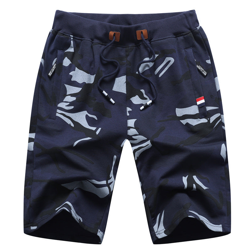 Men's Casual Camo Five-Pocket Sports Shorts