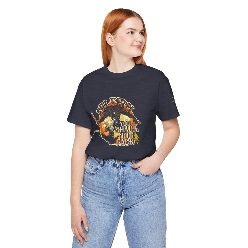 Ableism - You Shall Not Pass - LOTR Style - Unisex Jersey Short Sleeve Tee (Ships Internationally)