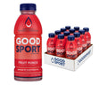 GoodSport Electrolyte Sports Drink Rapid & Long-lasting Hydration (16.9 Fl Oz (Pack of 12) Fruit Punch)