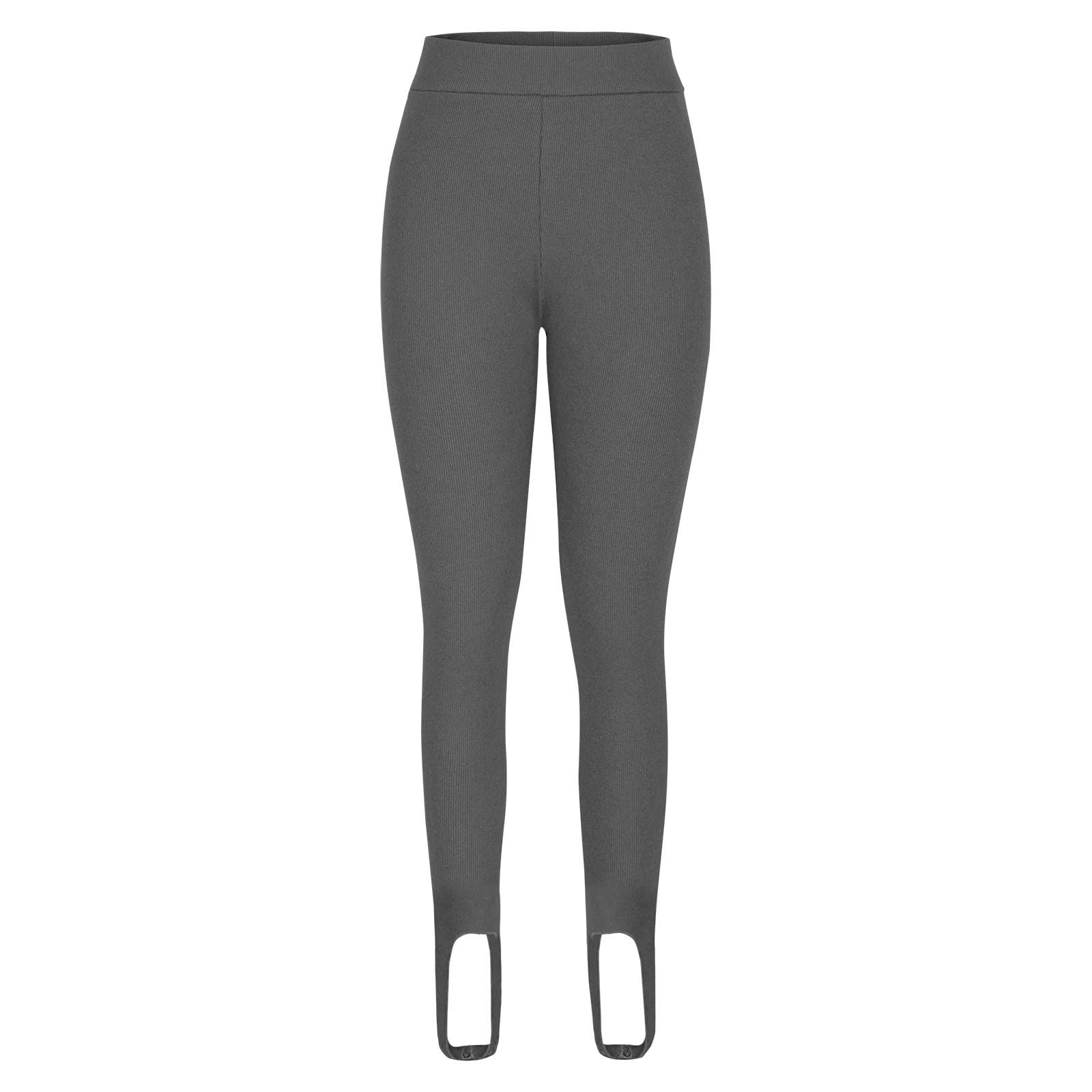Soft High Waist Stirrup for Women 2024 Trendy Sweatpants Wool Knitted Pants Leggings Womens Clothes Trousers Pants