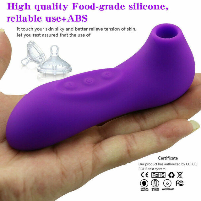 Mini Breast Suction Massager for Women - Vibrating Toy