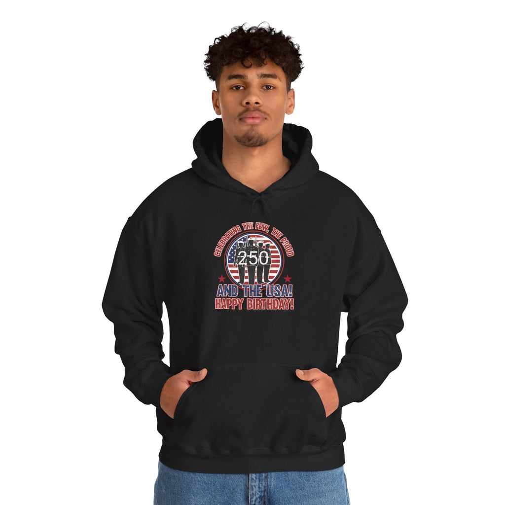 America 250 – Celebrating the Few, the Proud “Happy Birthday USA” Pullover