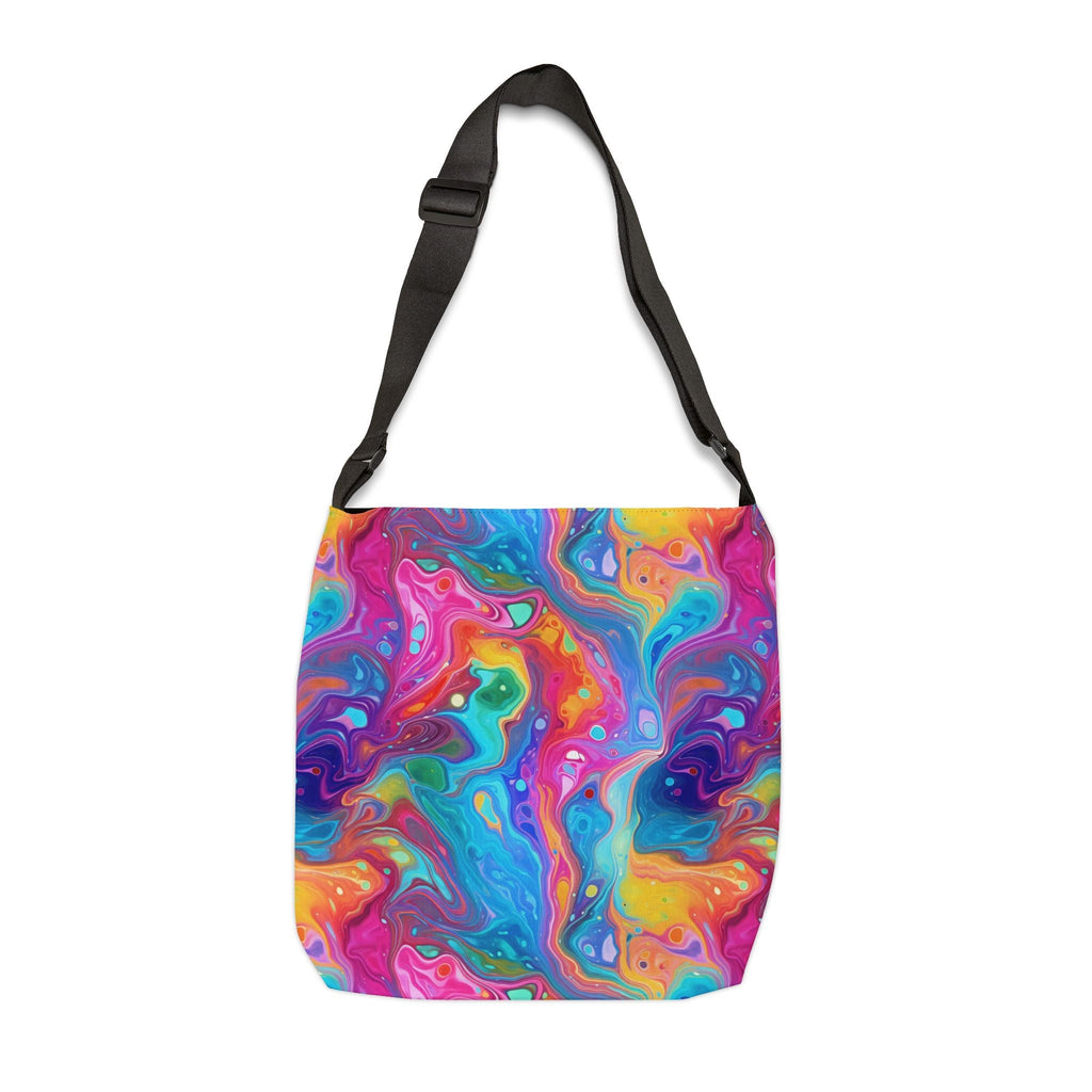 Bespattered Facade Rainbow Flow Adjustable Tote Bag | 2 Sizes