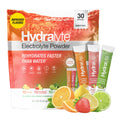 Hydralyte Low Sugar Rapid Rehydration - Lightly Sparkling Electrolyte Powder Packets 8 oz Serve | Variety Hydration Packets | Hydration for Heat Travel Exercise and Bachelorette Parties (30 Count)
