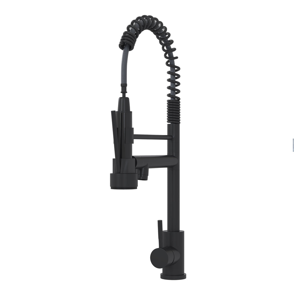 Bothwa Home CUPC Certified 19' Single Handle Kitchen Faucet (Matt Black Finish)