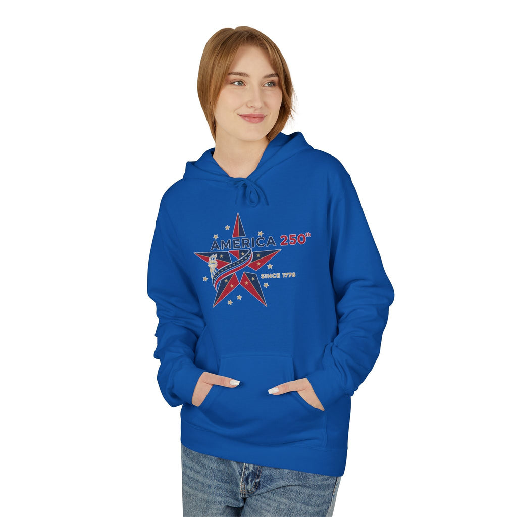 America Star 250 – USA Flag Patriotic Celebration Pullover