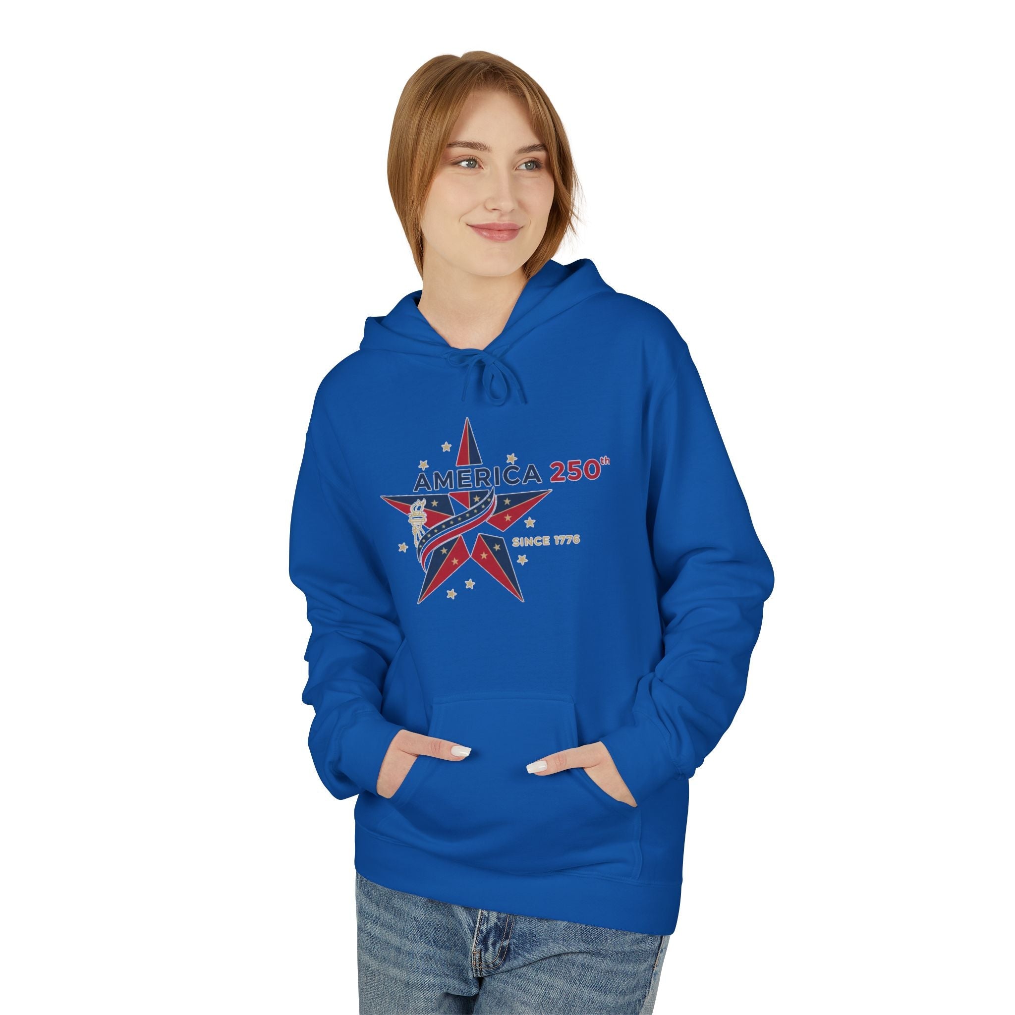 America Star 250 – USA Flag Patriotic Celebration Pullover