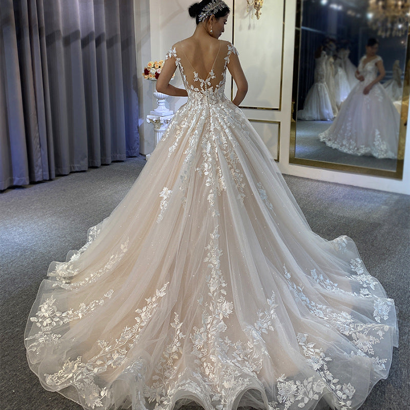 2019 Women's Sexy V-Neck Lace Dress (New Style)
