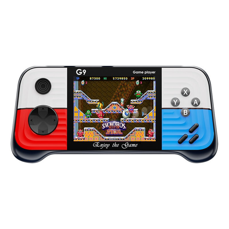 Retro Handheld Game Console with Joystick and Color Display
