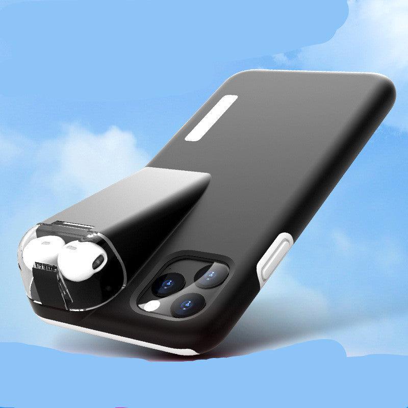 Phone Case with TWS Wireless Earbuds Charging Dock