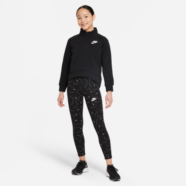 Nike Sportswear Favorites All Over Print Tight Girls, Size Medium