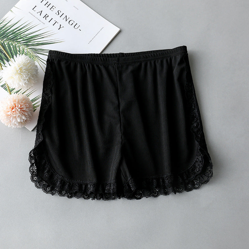 Women's Fashion Side Lace Loungewear Shorts