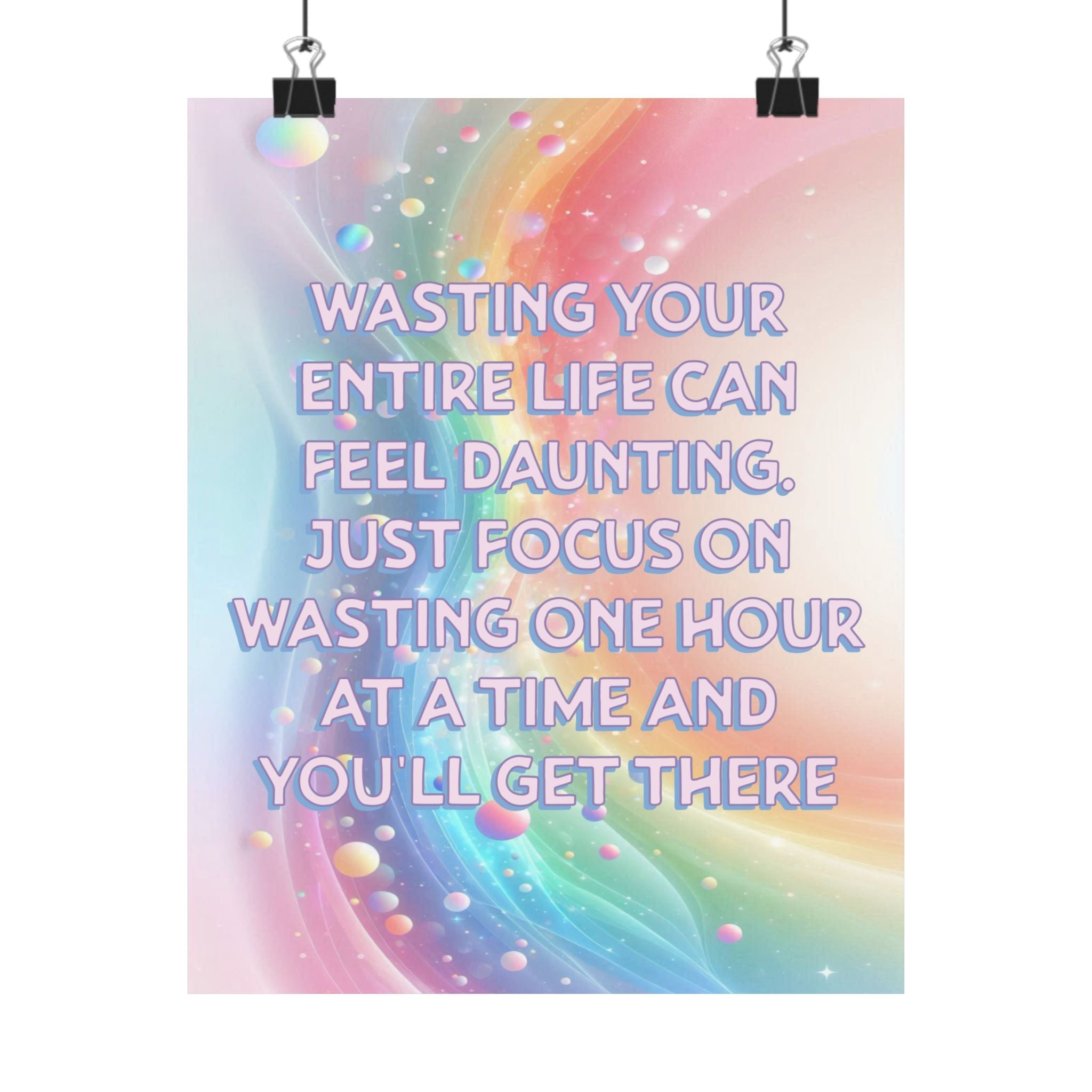 Bespattered Facade "Wasting Your Life" Giclée Archival Matte Paper Prints