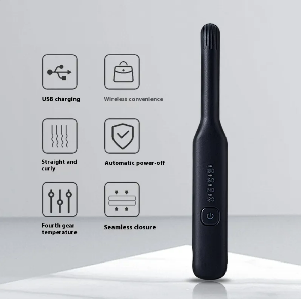 USB Charging Wireless Hair Straightener