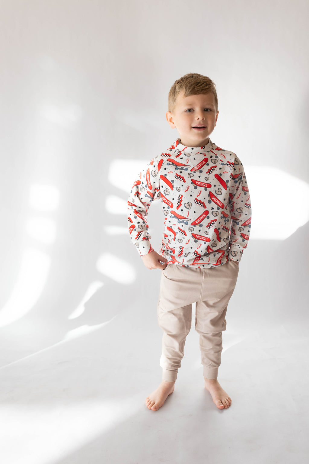 Heart Breaker Boy's Jogger Set