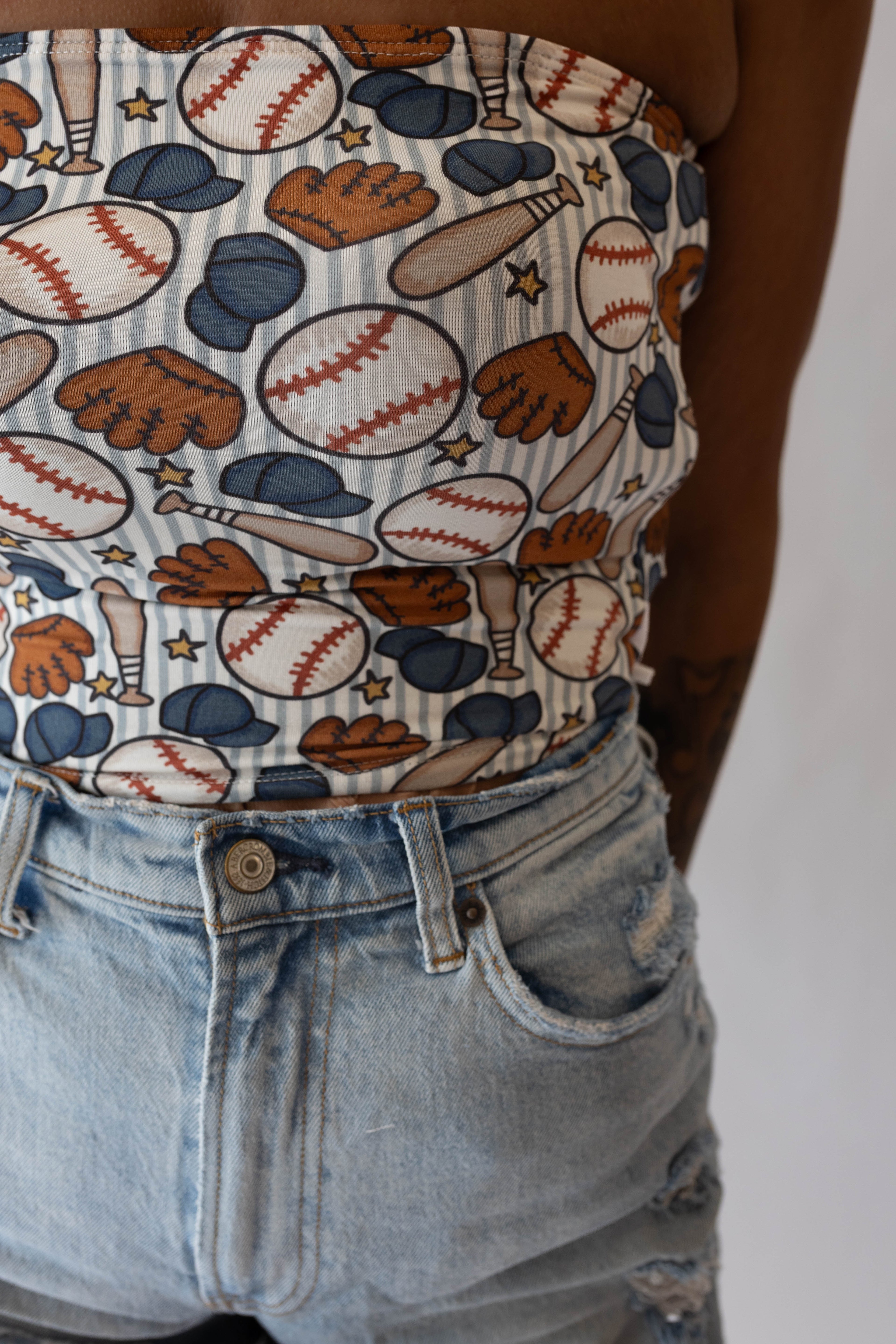 'Cool Mom' Women's Blue Baseball Set