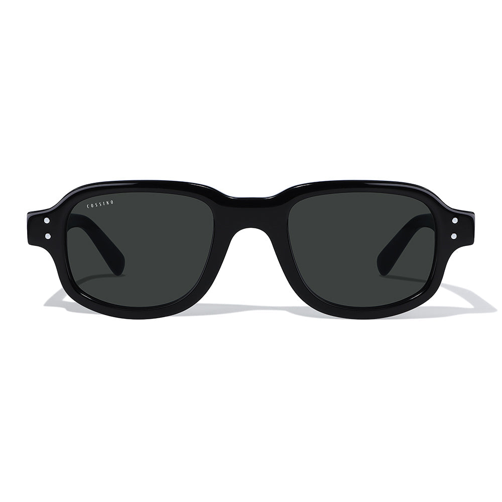 Tres 48mm Rectangle Sunglasses | Black