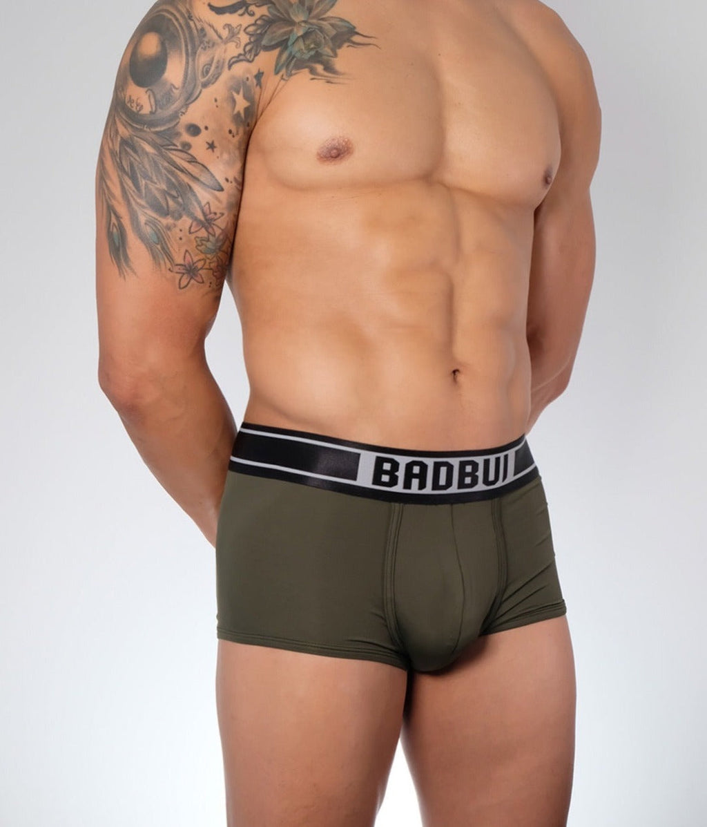 Low Rise Trunk - Army/Grey