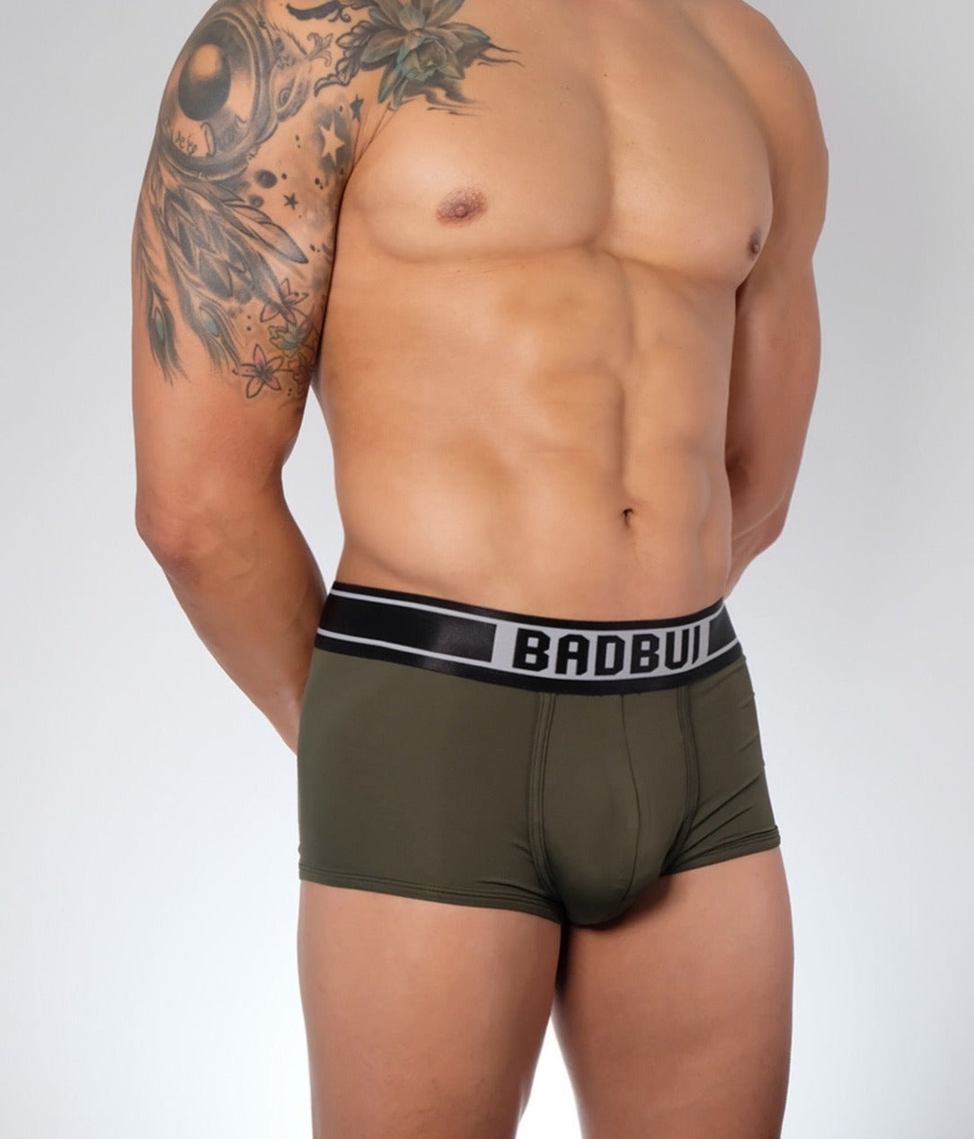 Low Rise Trunk - Army/Grey