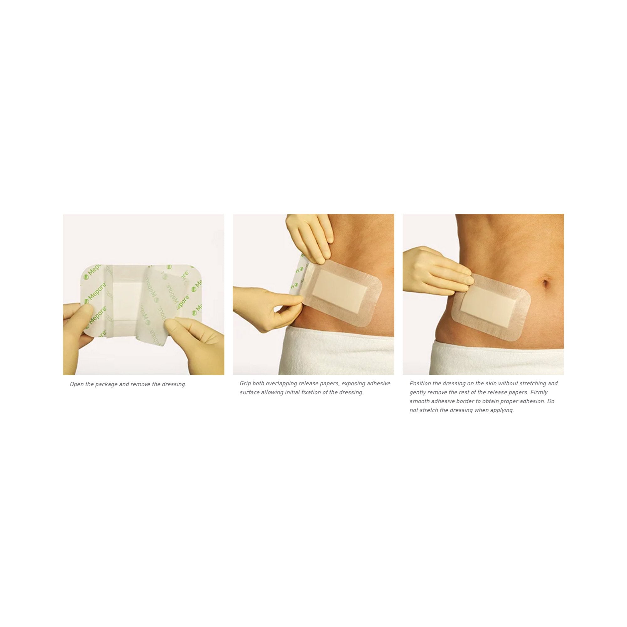 Mepore® Pro Absorbent Dressing, 3 x 8 inch 671190